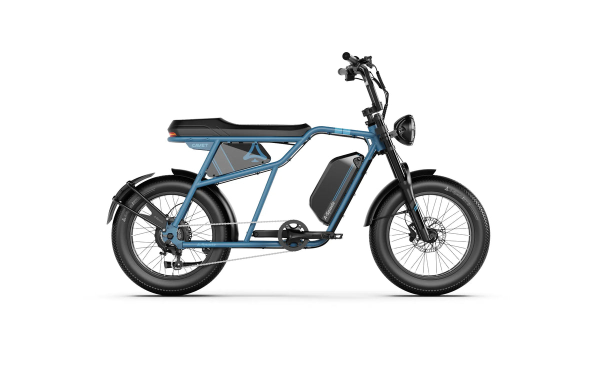 A-spadz Fatbike - Cavet Air - Hydraulische remmen - Aurora Blue - Dailyride