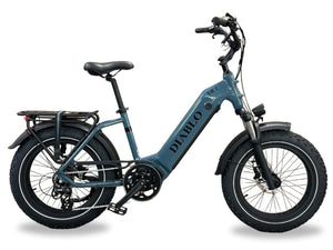 Diablo XR2 Fatbike - Middenmotor - Dark Blue