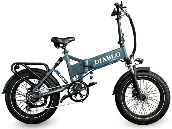 Diablo Storm - Fatbike - Electrische vouwfiets - Dark Blue