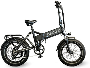 Diablo Storm - Vouwfiets - Mat Zwart