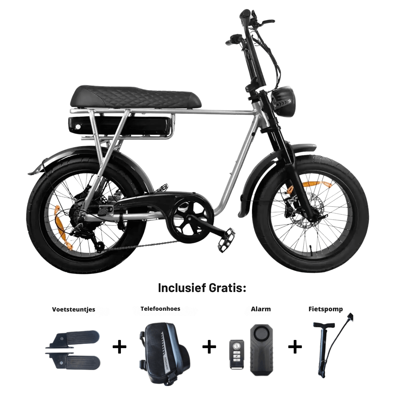 EB4 fatbike | Titanium silver