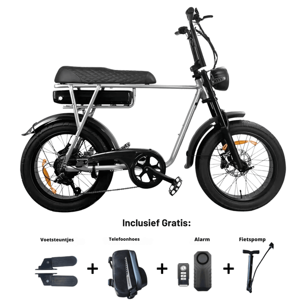 EB4 fatbike | Titanium silver