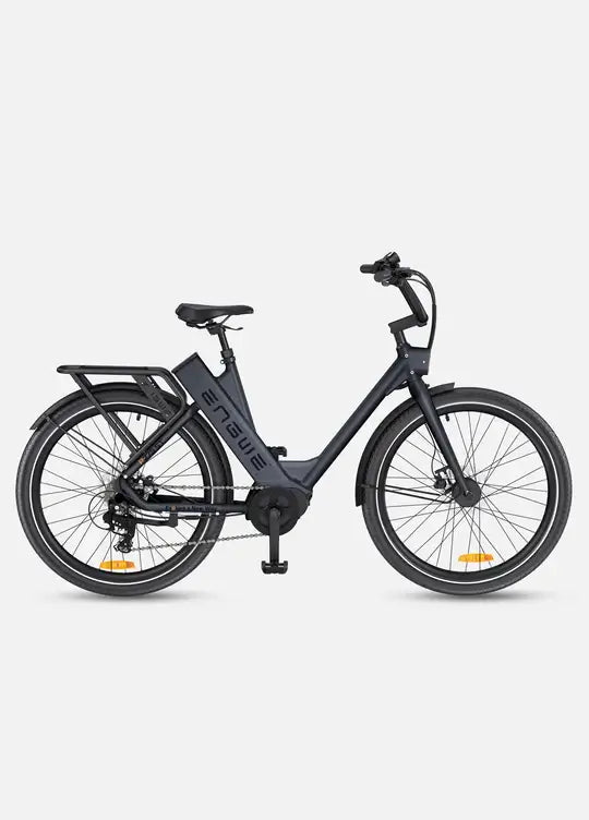 Engwe P275 ST Mat black - Lage instap E-bike - Elektrische fiets