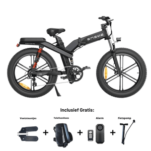 Engwe X26 - Zwart (2 accu's versie)