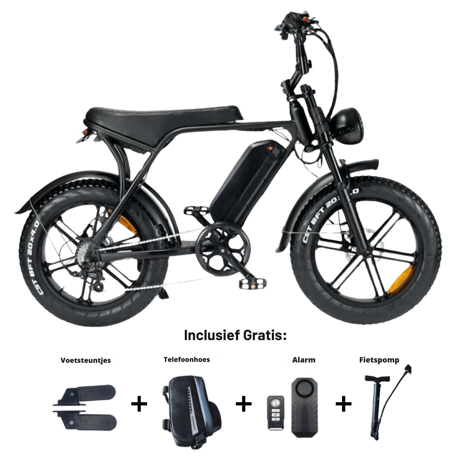 Ouxi V8 2.0 - Hydraulische Remmen - Zwart