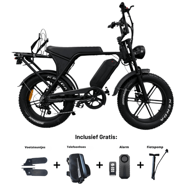 Ouxi V8 3.0 2024 Model - Hydraulische Remmen - Max 25 km/h - Zwart - School editie