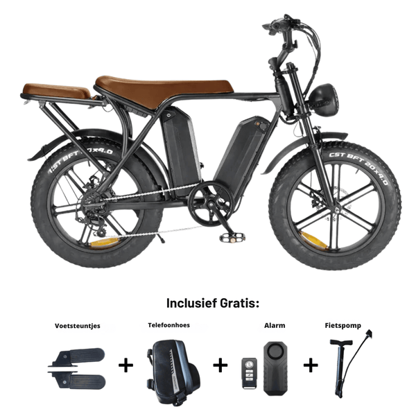 Ouxi V8 - Dubbele Accu - Bruin