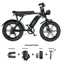 Ouxi V8 Fatbike - Dubbele Accu - Zwart