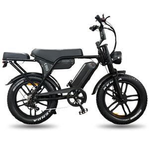 Ouxi C80 - Fatbike - Dubbele accu - Hydraulische Remmen - Shiny Black