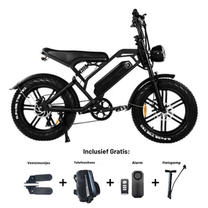 V20 1.0 - Zwart - Kettingslot + Telefoonhouder