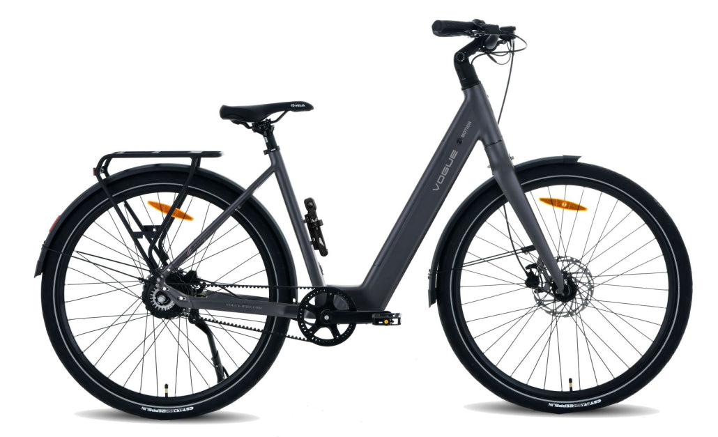 Vogue Motion - Lage Instap - Mat Zwart - Elektrische Fiets