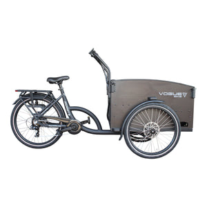 Vogue Journey S - Mat Zwart - Elektrische bakfiets