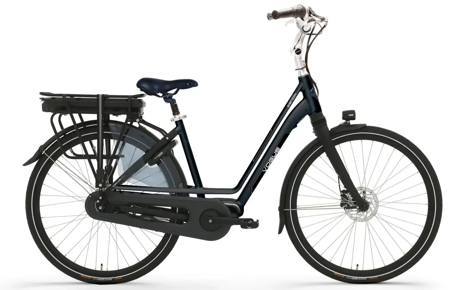 Vogue Zenda Electrische fiets - E-bike - Bafang Middenmotor M300 - Mat zwart