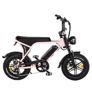 Ouxi C80 Mini Fatbike - Kinderfatbike - Hydraulische Remmen - Roze