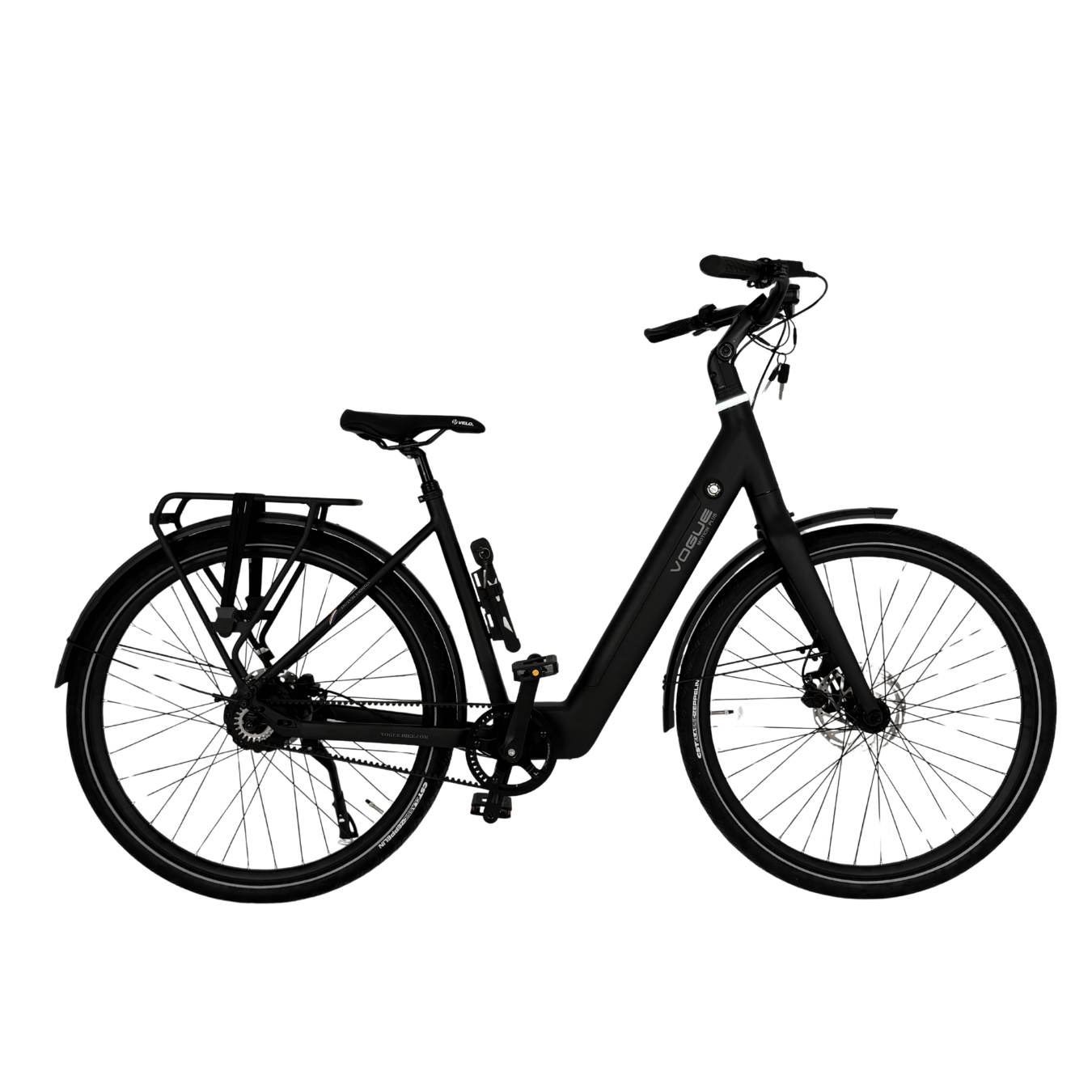 Vogue Motion Plus - Lage Instap - Mat Zwart - Elektrische Fiets