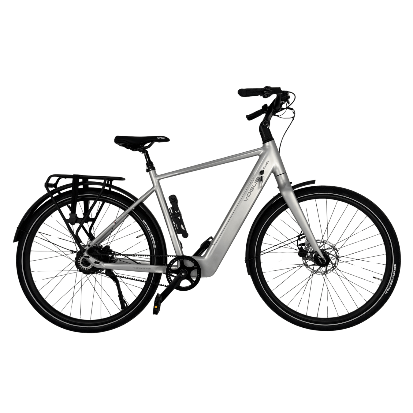 Vogue Motion Man - Hoge Instap - Titanium Grijs - Elektrische Fiets