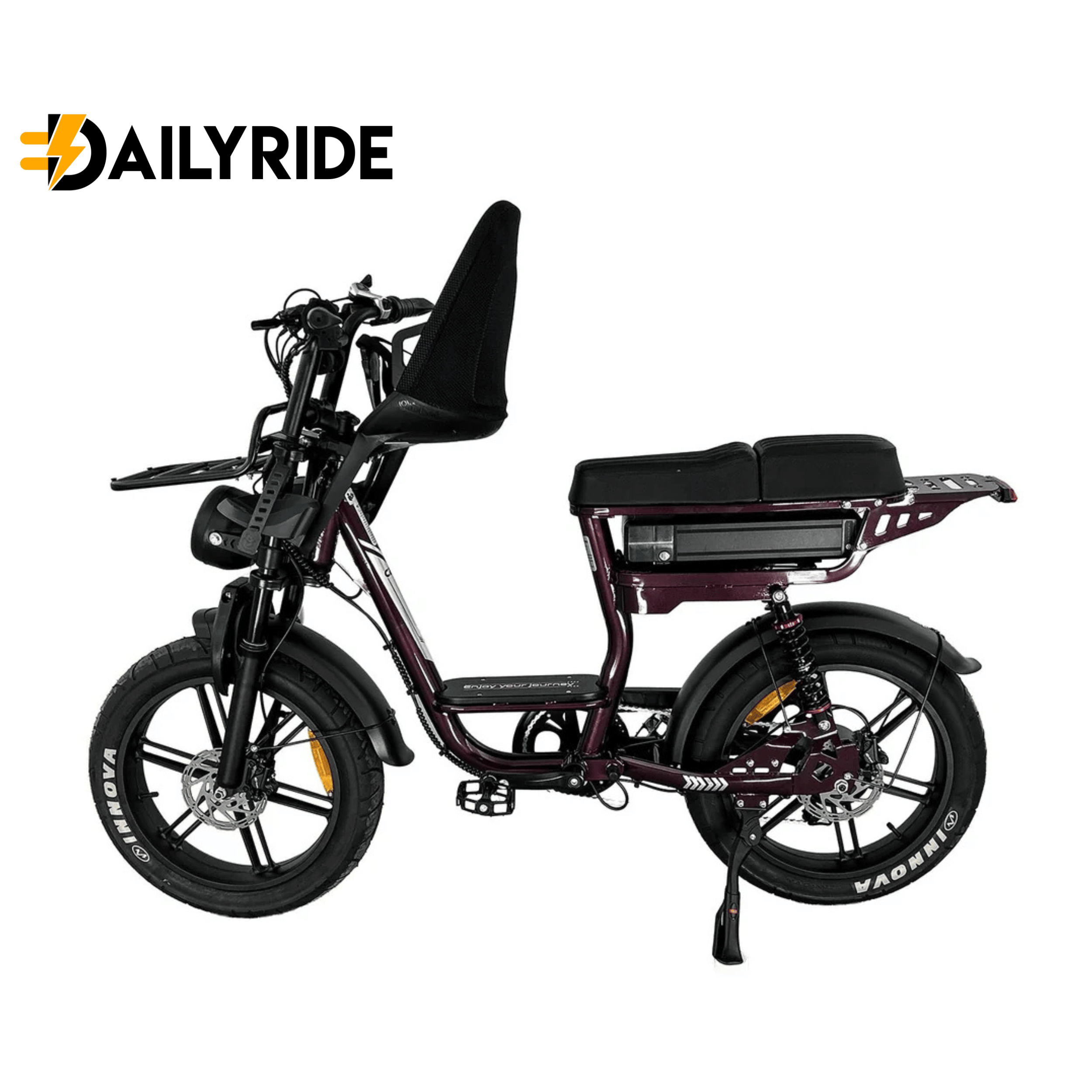 V20 Comfort Family Bike met voorzitje