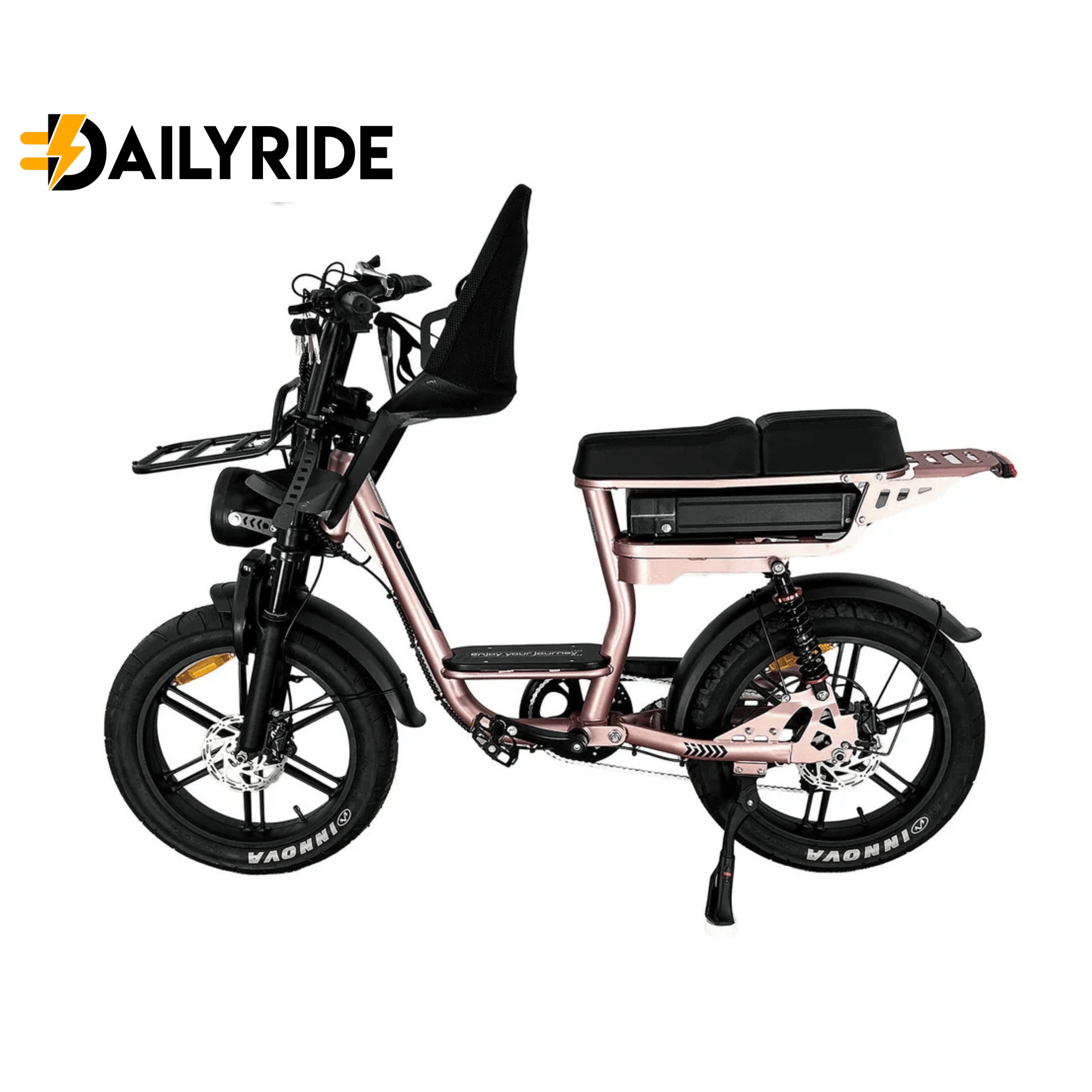 V20 Comfort Family Bike met voorzitje