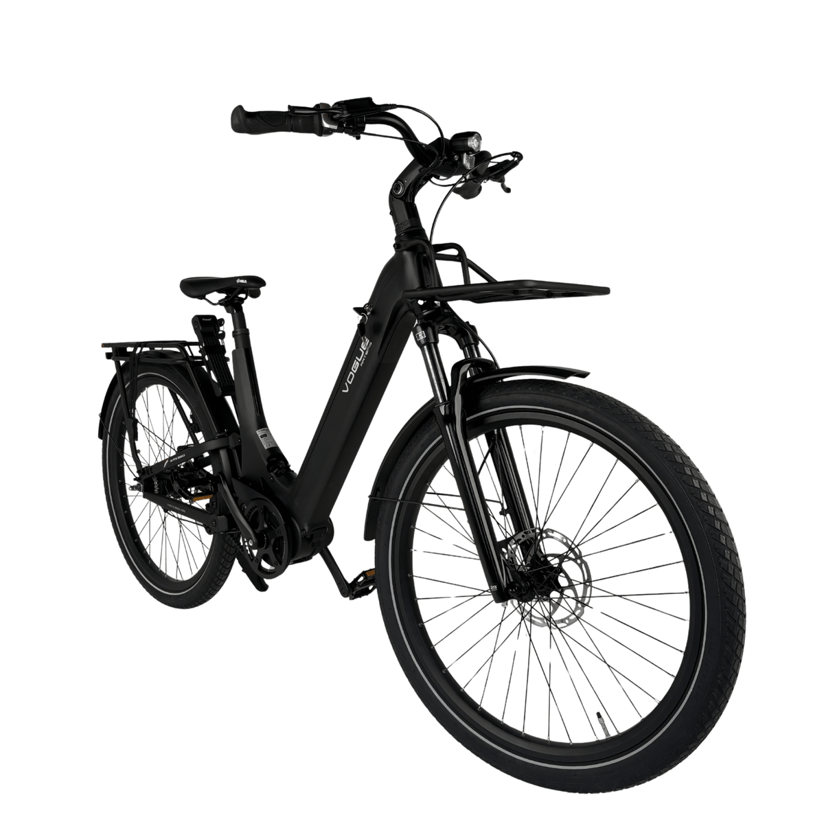 Vogue Motion - Lage Instap - Mat Zwart - Elektrische Fiets