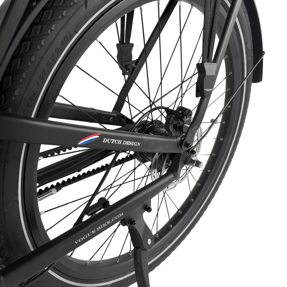Vogue Motion - Lage Instap - Mat Zwart - Elektrische Fiets