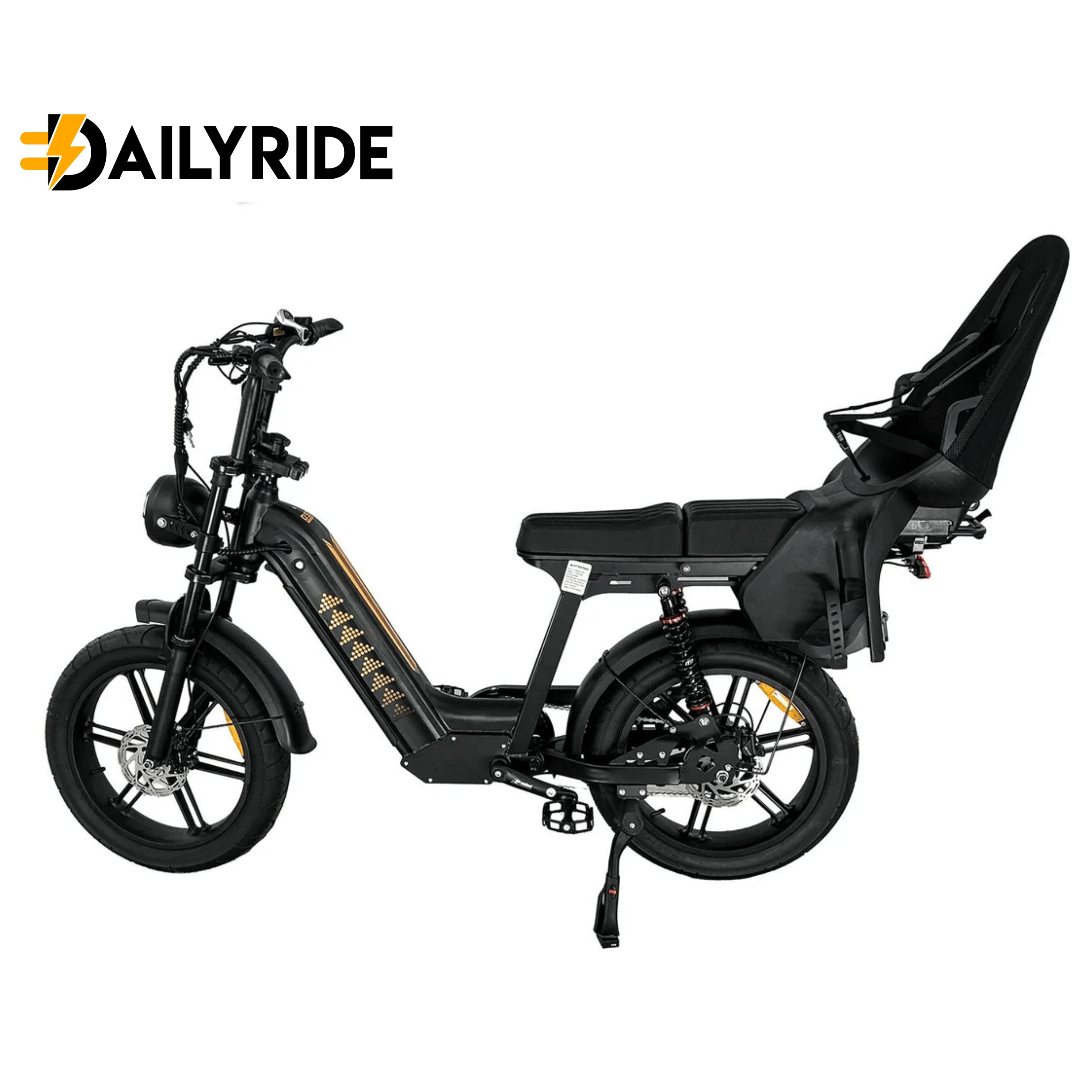 D50 Family Bike met achterzitje