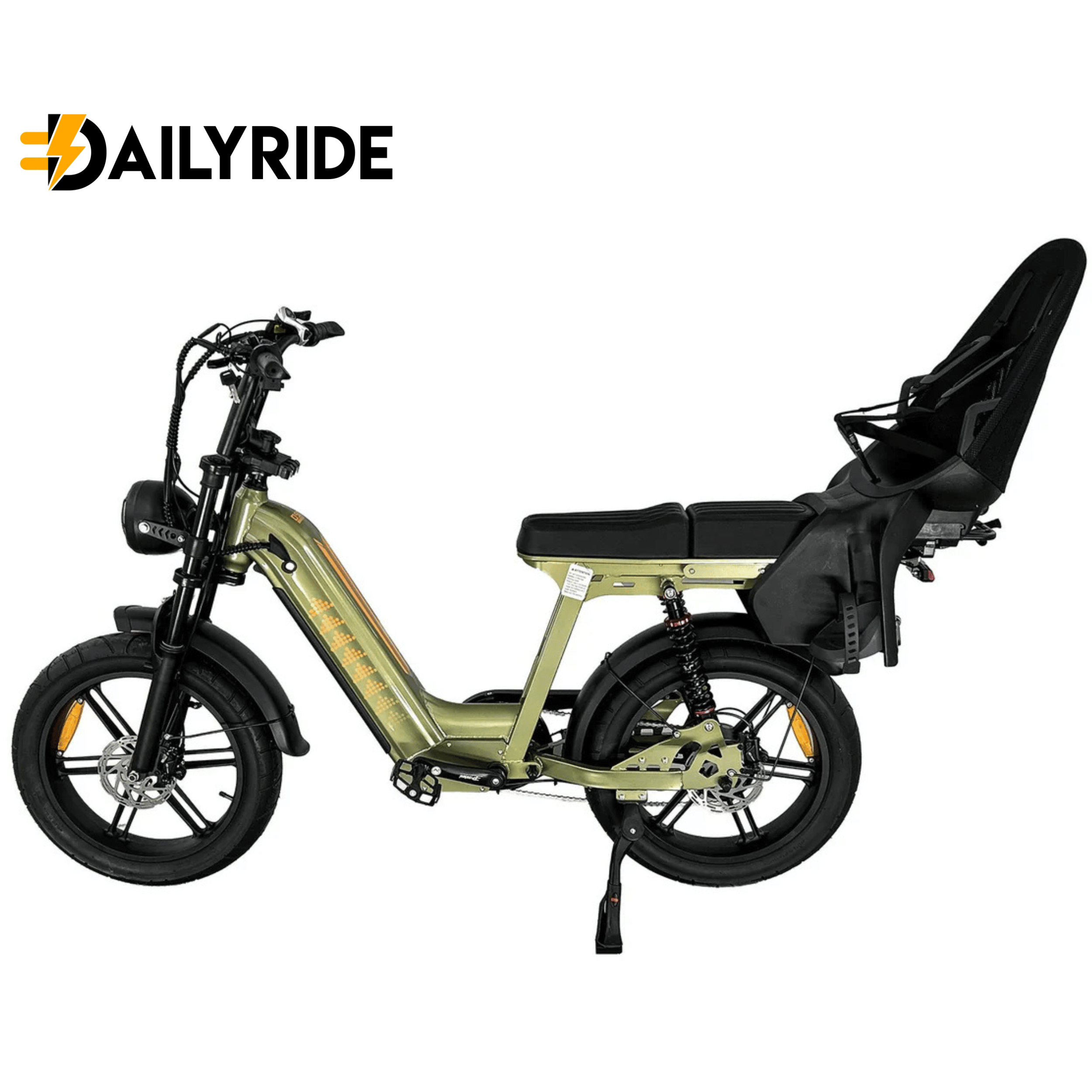 D50 Family Bike met achterzitje