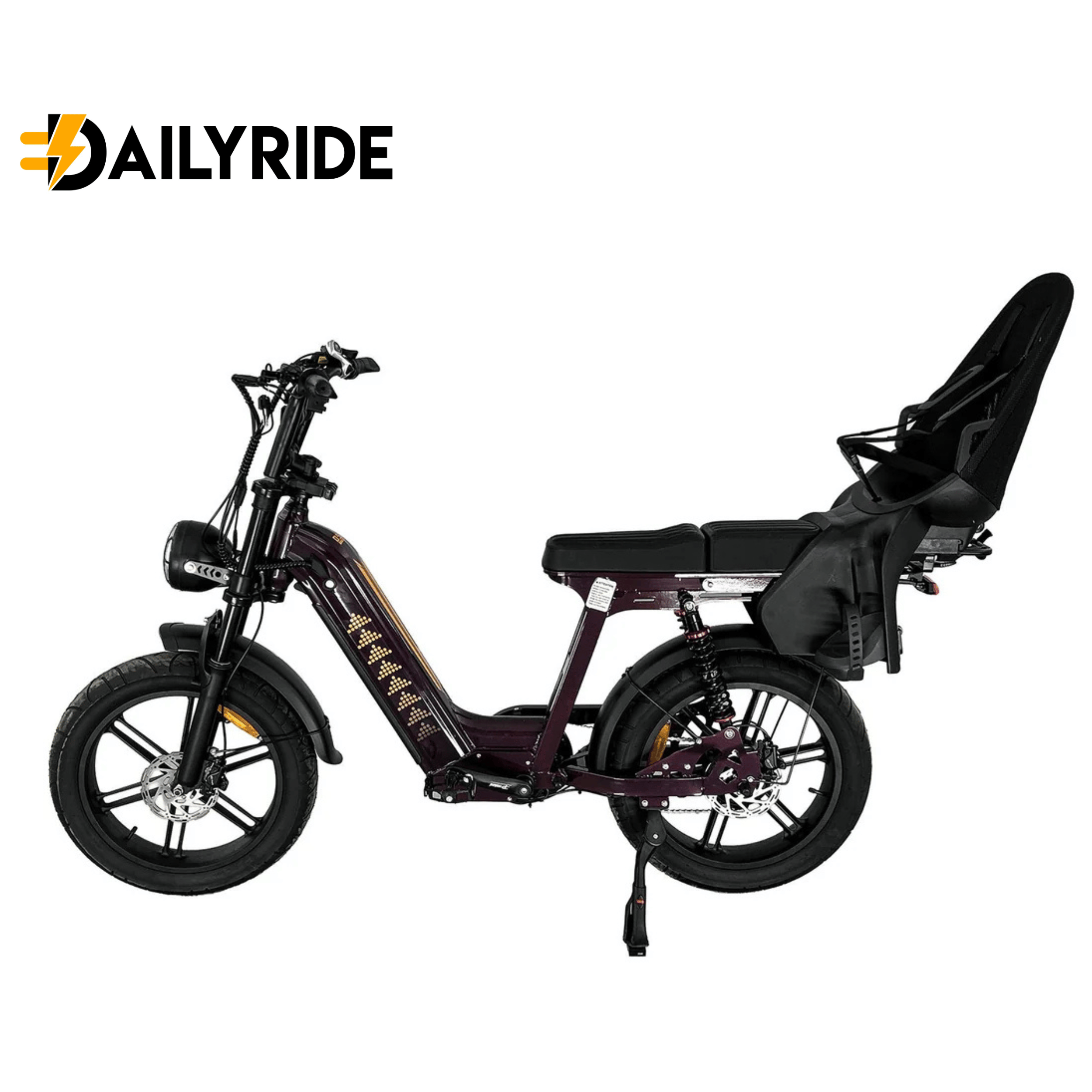 D50 Family Bike met achterzitje