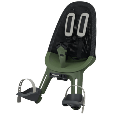 Kinderzitje - Qibbel Air Voorzitje - voordrager + montage - Magic green - Dailyride