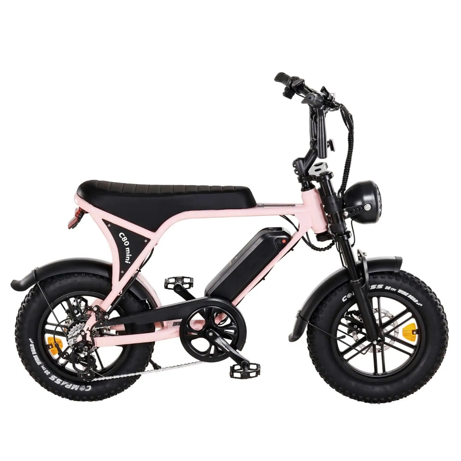 Ouxi C80 Mini Fatbike - Kinderfatbike - Hydraulische Remmen - Roze - Dailyride