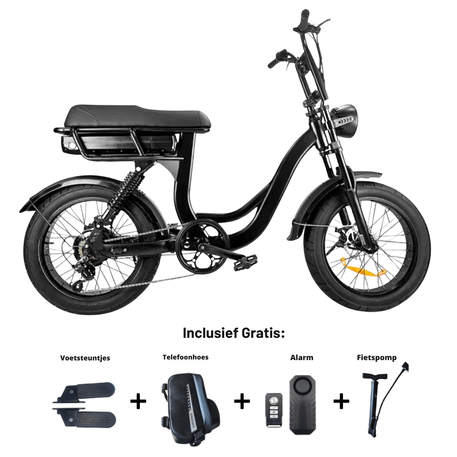 EB8 Fatbike | Zwart