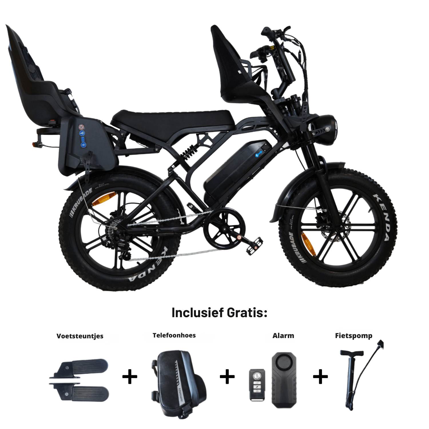 V20 Family bike - Hydraulische remmen - Max 25 km/h