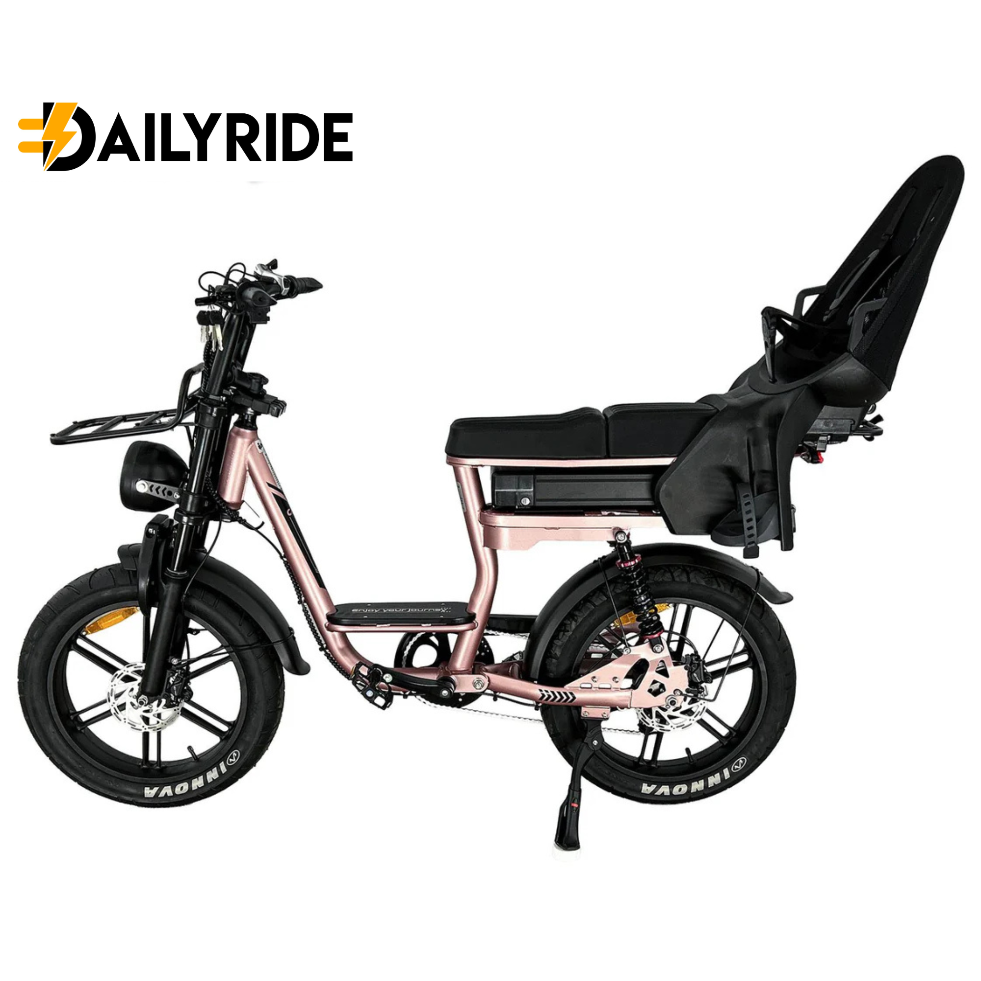 V20 Comfort Family Bike met achterzitje