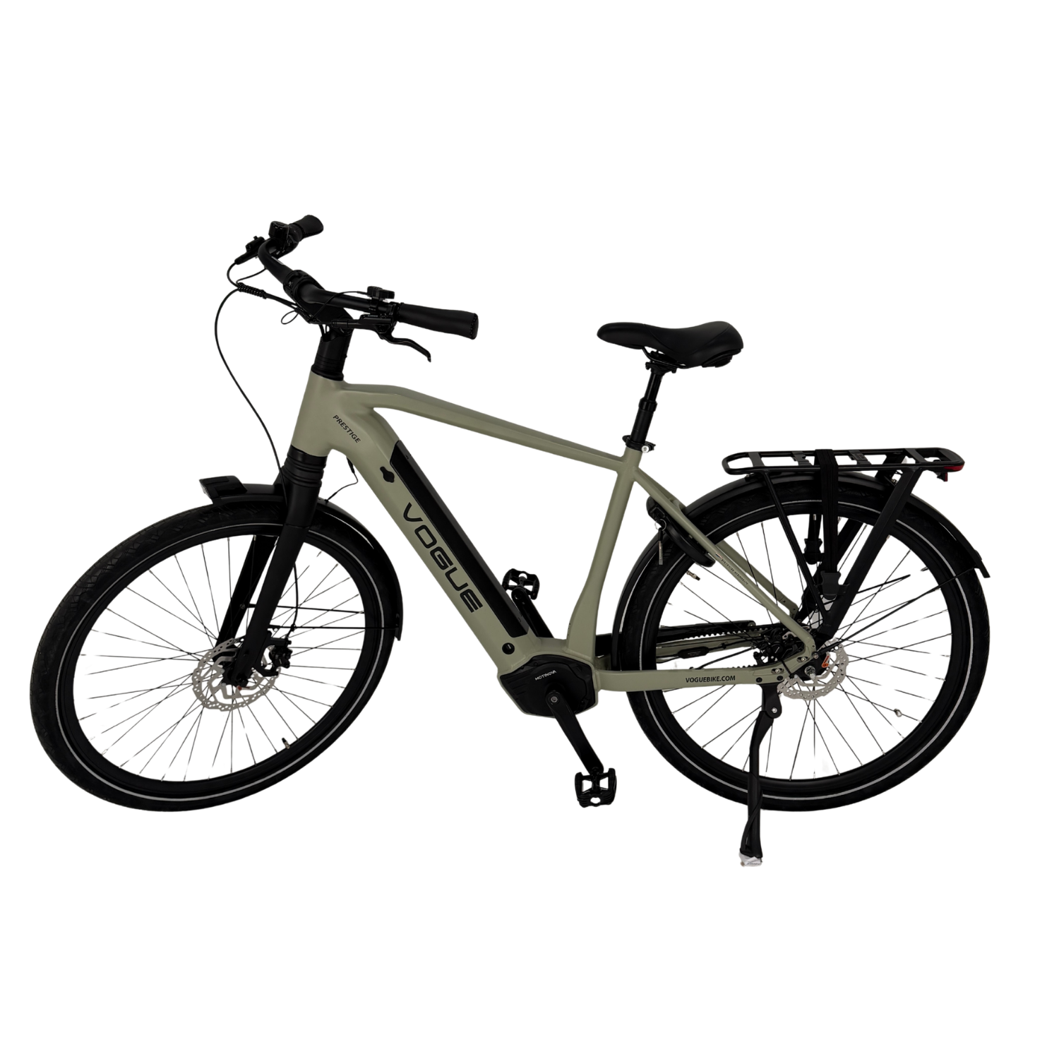 Vogue Prestige – Heren Elektrische Fiets - 53 cm - Cement Grijs