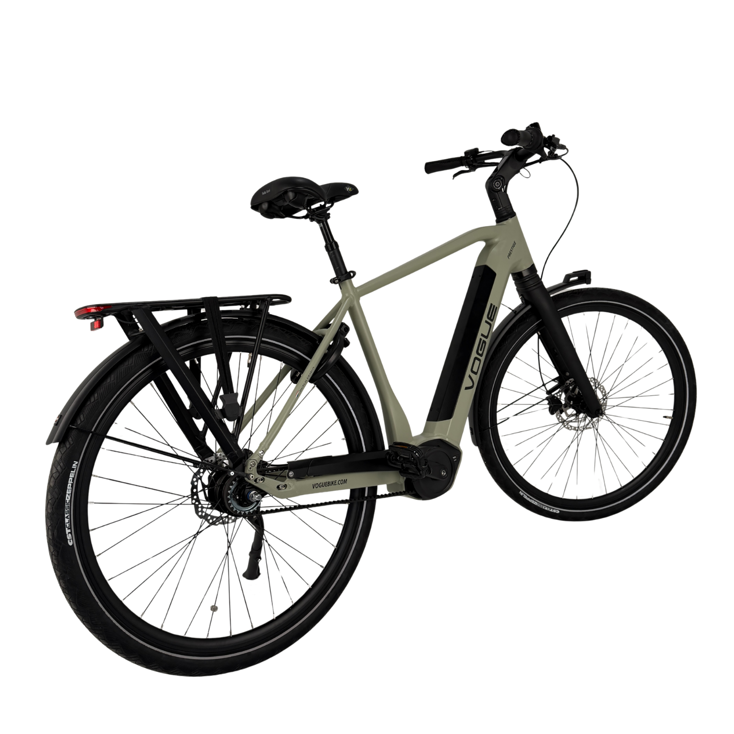 Vogue Prestige – Heren Elektrische Fiets - 53 cm - Cement Grijs