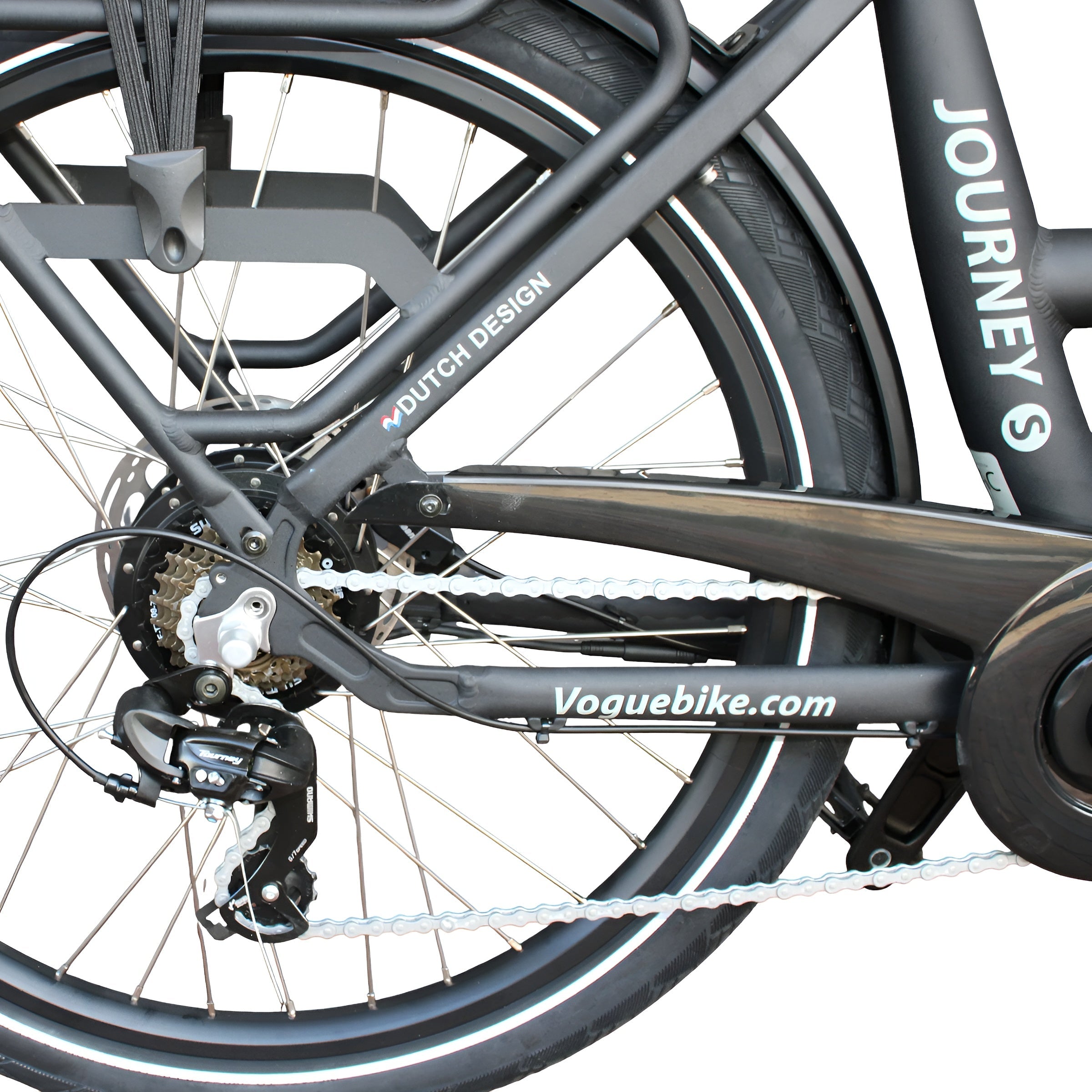 Vogue Journey S - Mat Zwart - Elektrische bakfiets