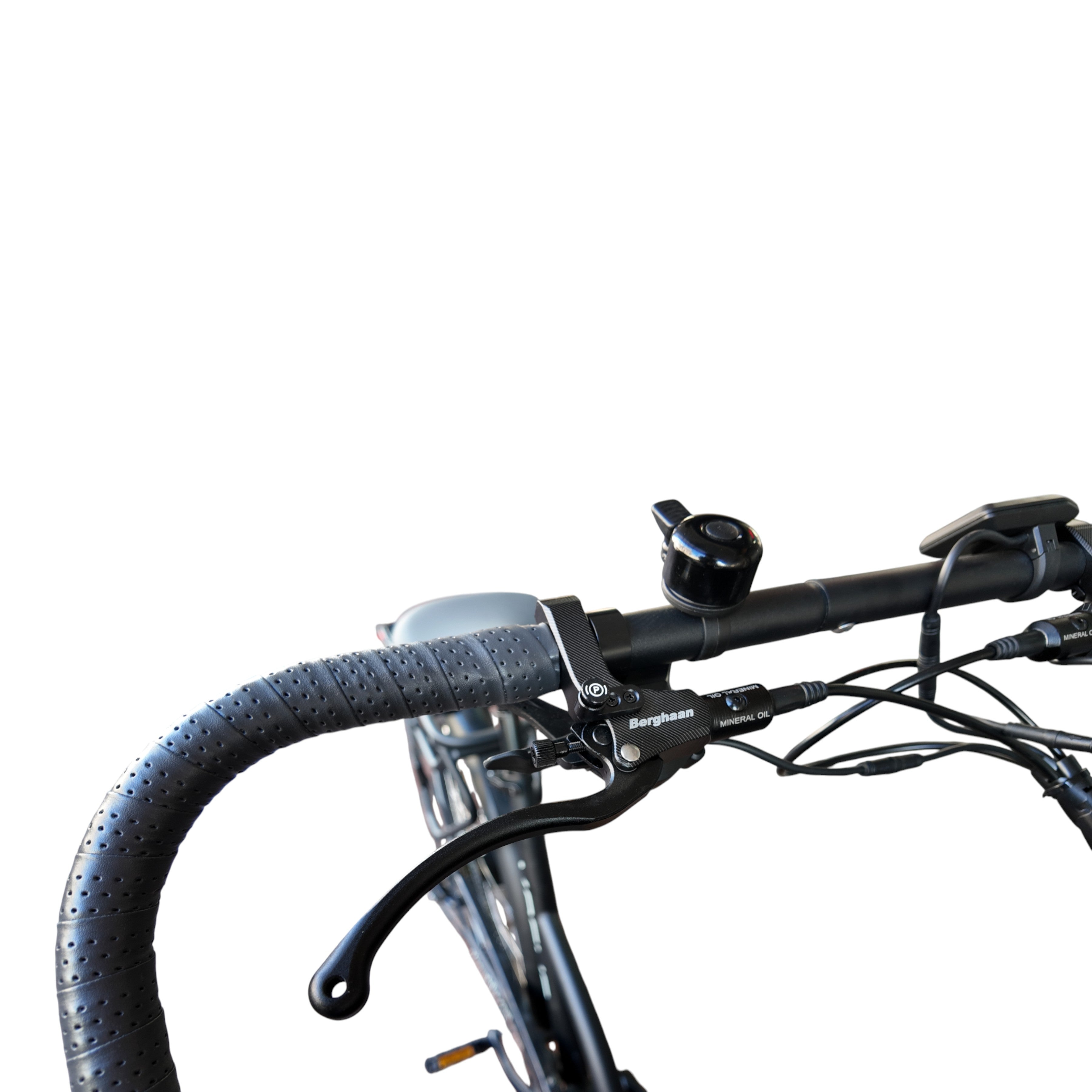 Vogue Caddy - Elektrische Bakfiets - Mat Zwart - Bruine Accenten - Accu 468Wh (36V, 13Ah) - Bafang Achterwielmotor - Shimano 7 Versnellingen - Hydraulische Remmen