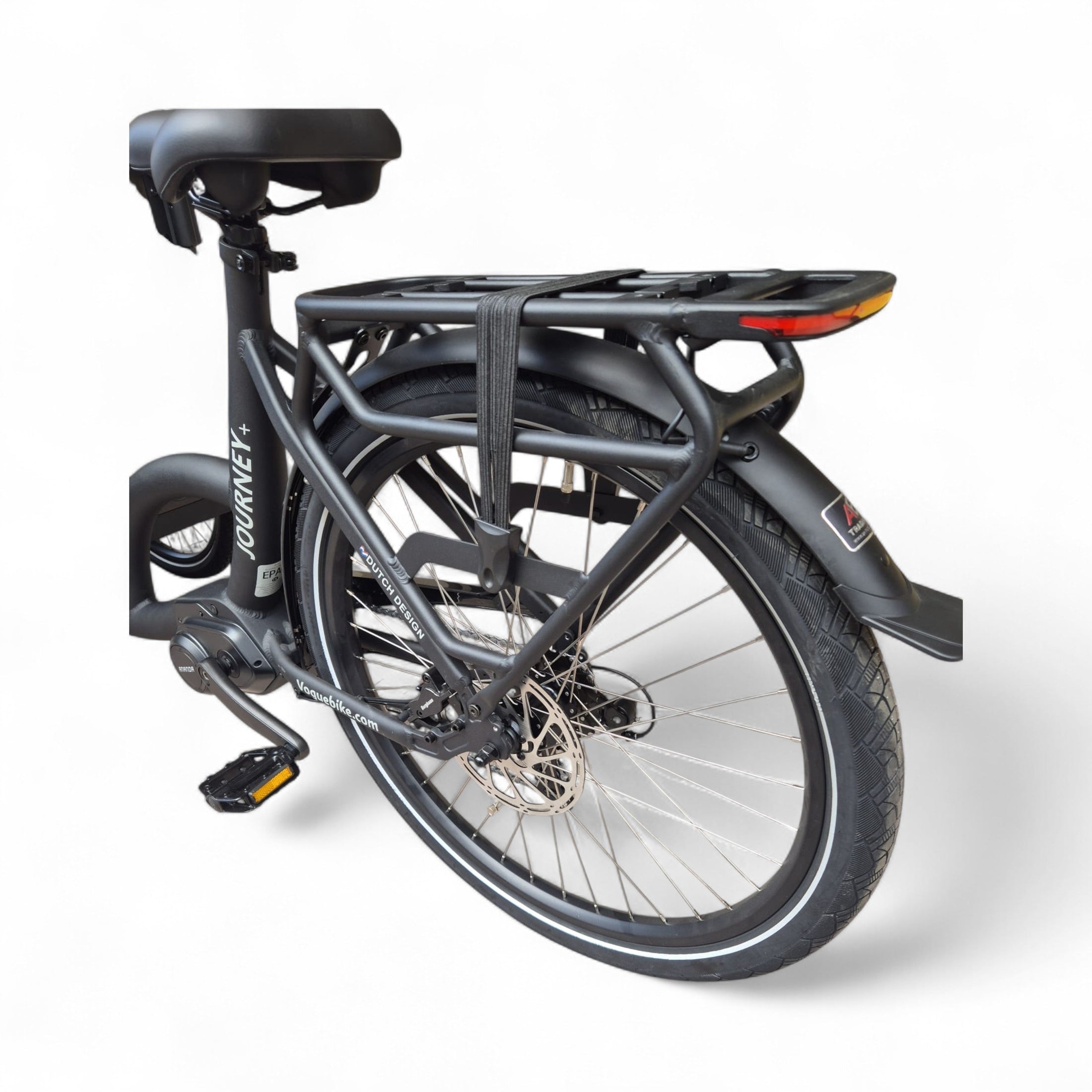 Vogue Journey Plus - Mat Zwart - Elektrische bakfiets