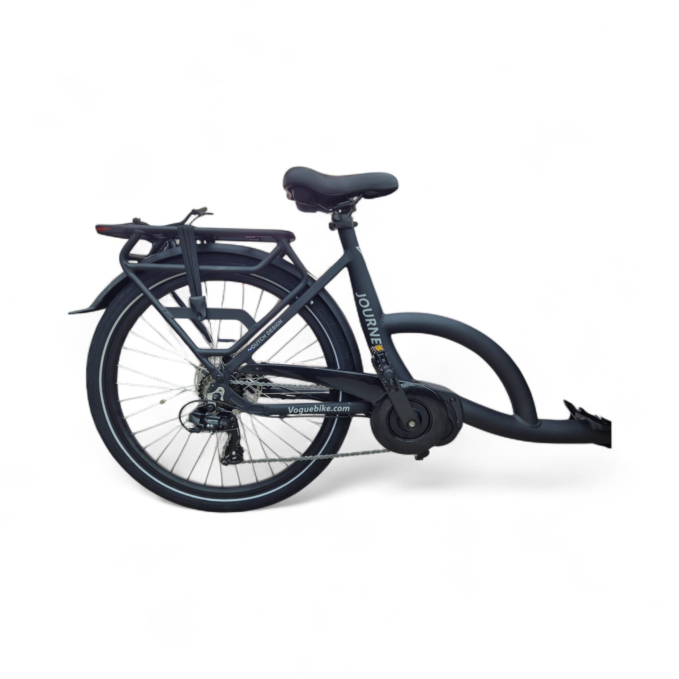Vogue Journey Plus - Mat Zwart - Elektrische bakfiets
