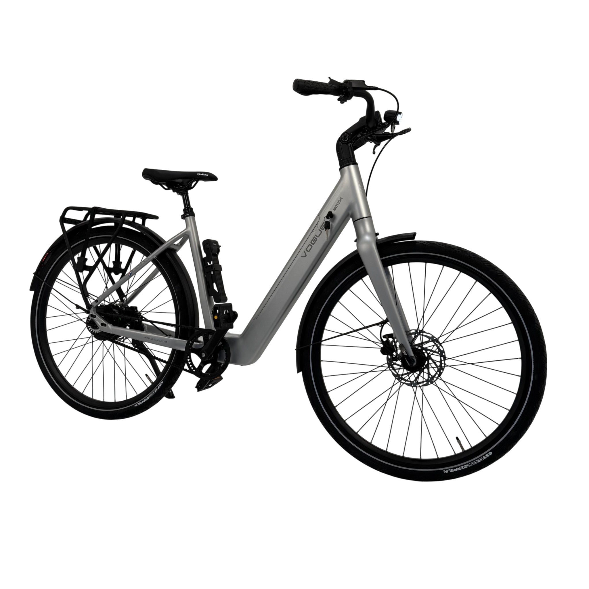 Vogue Motion - Lage Instap - Titanium Grey - Elektrische Fiets