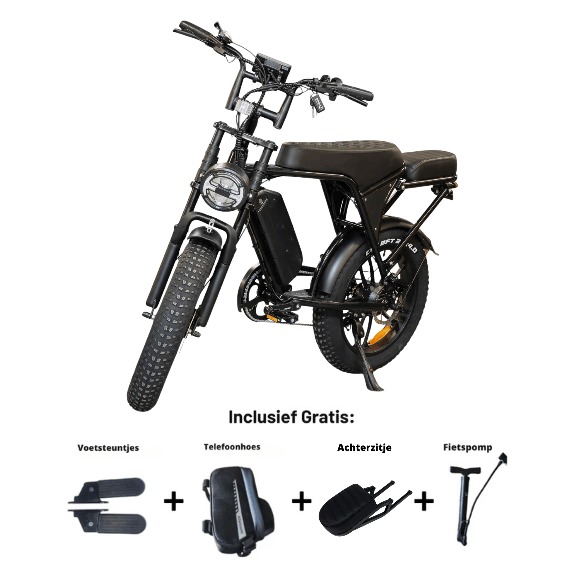 OUXI V8 Zwart Combideal - Nieuwste 2026 Model
