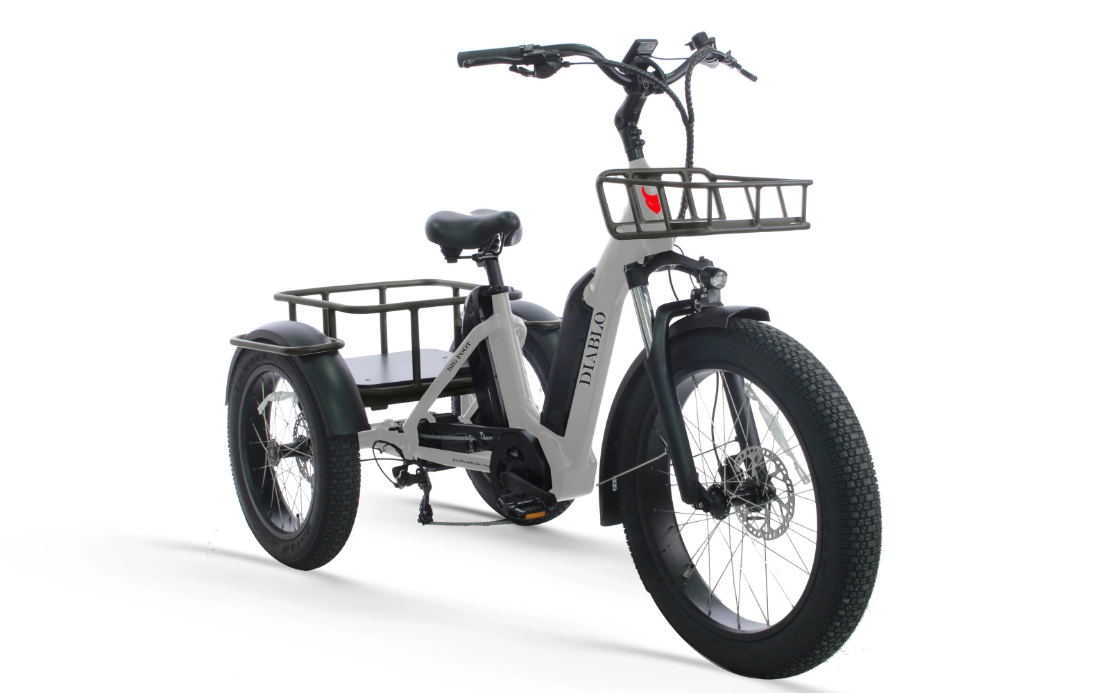 Diablo Big Foot Driewieler - Electrische minder valide fiets