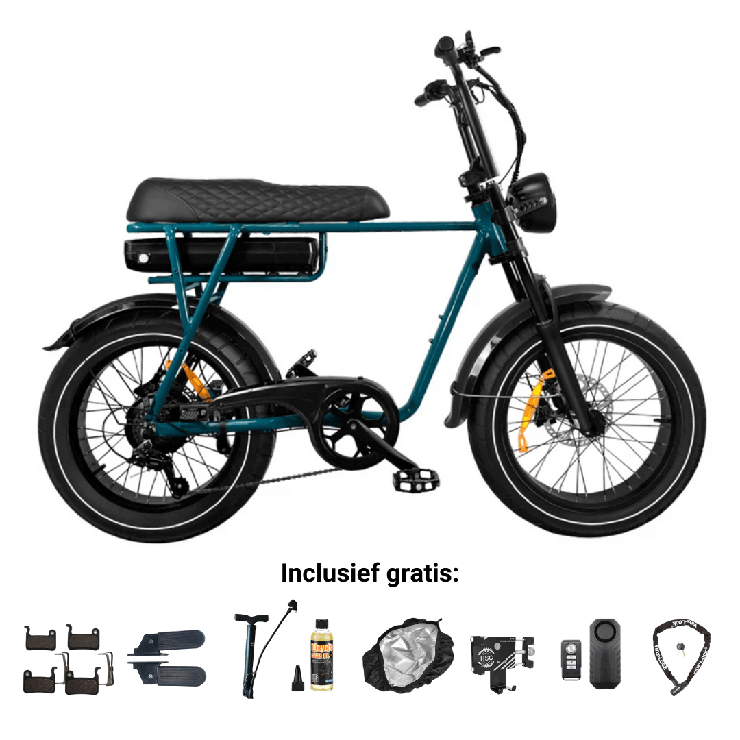 EB2 PRO fatbike | krachtsensor | ocean blue - Dailyride