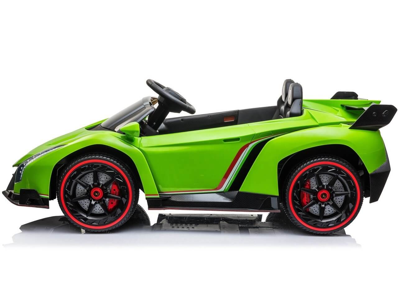 Elektrische Kinderauto - Lamborghini Veneo - Tweepersoons - Groen - Dailyride