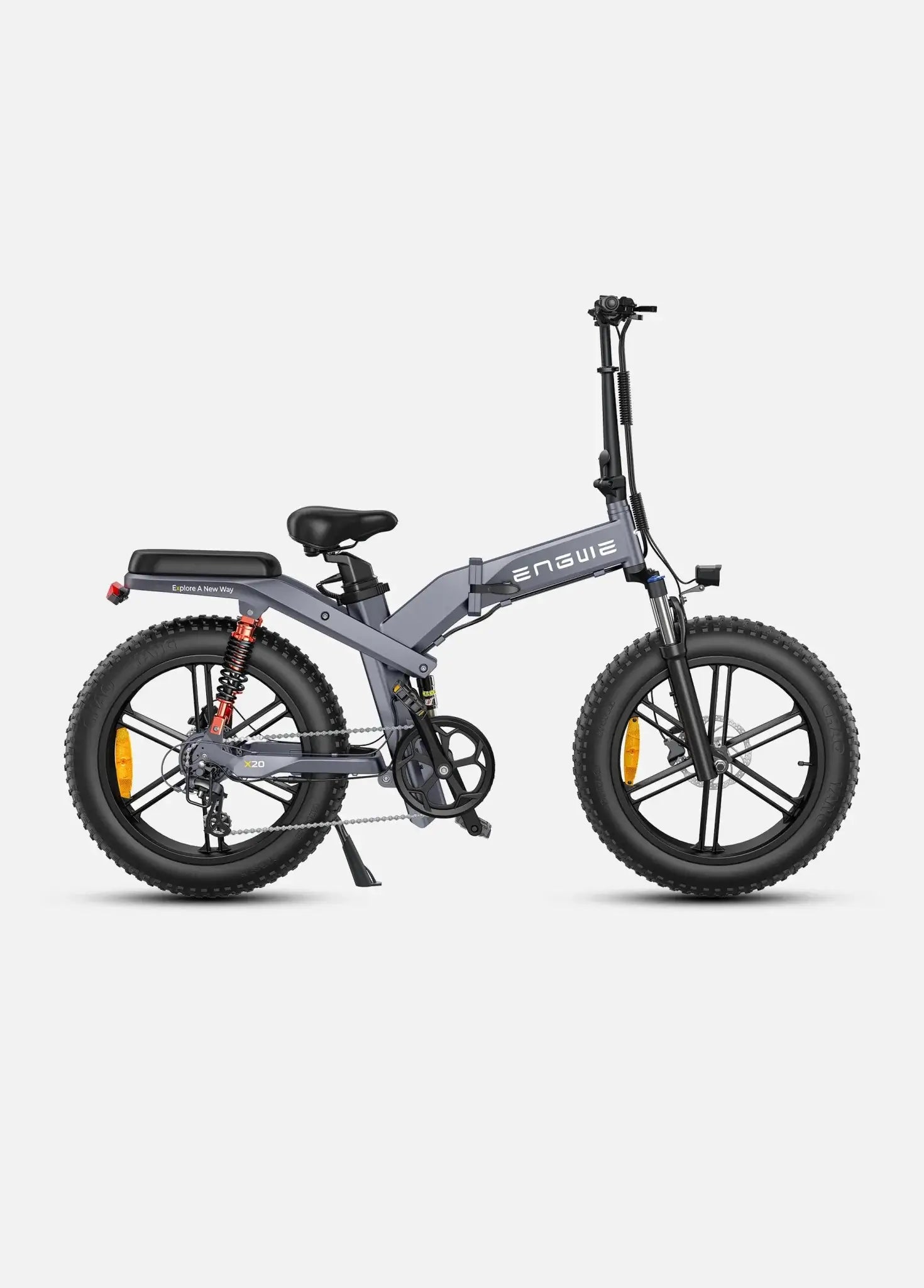 Engwe X20 - Grijs (1 accu versie) - Dailyride