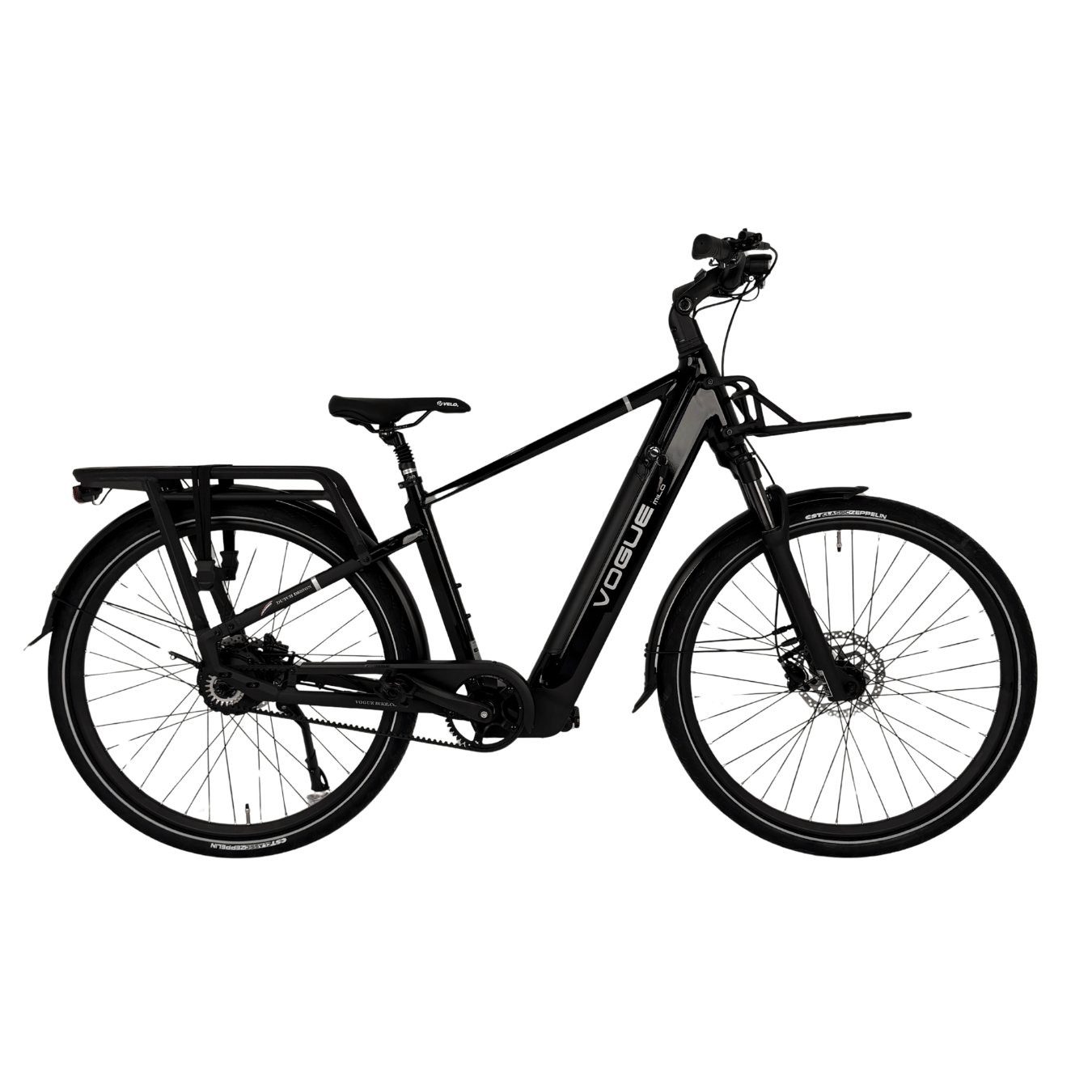 Vogue Milo Man - Shiny Black - 468Wh - Elektrische Fiets