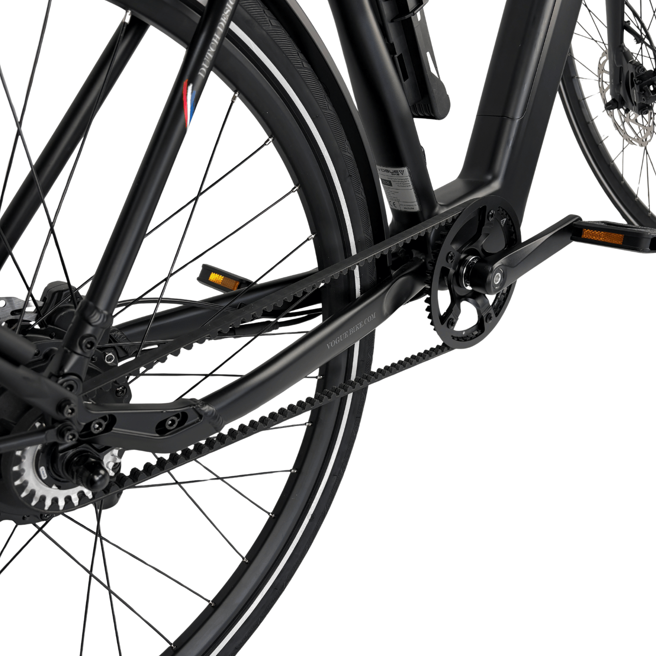 Vogue Motion Man - Hoge Instap - Mat Zwart - Elektrische Fiets