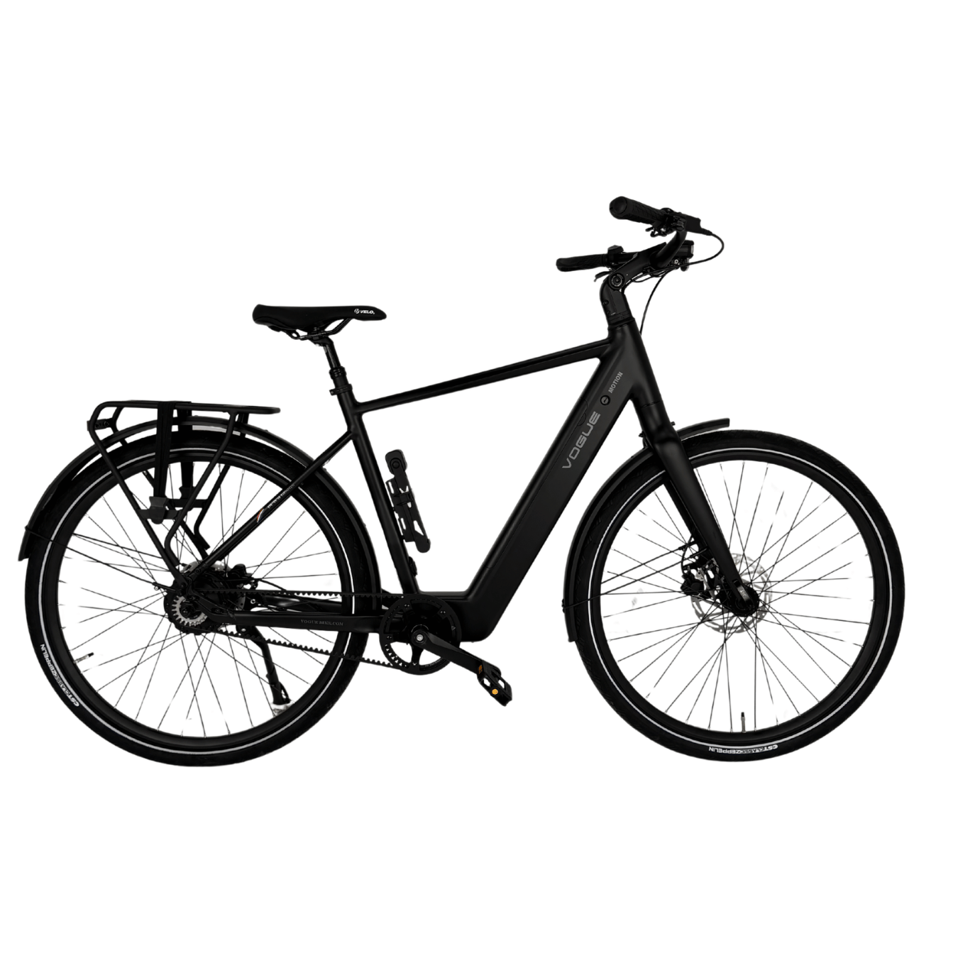 Vogue Motion Man - Hoge Instap - Mat Zwart - Elektrische Fiets