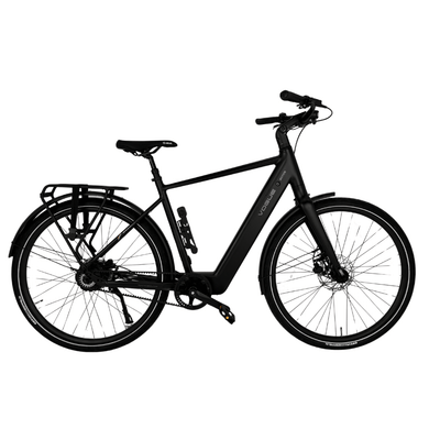 Vogue Motion Man - Hoge Instap - Mat Zwart - Elektrische Fiets