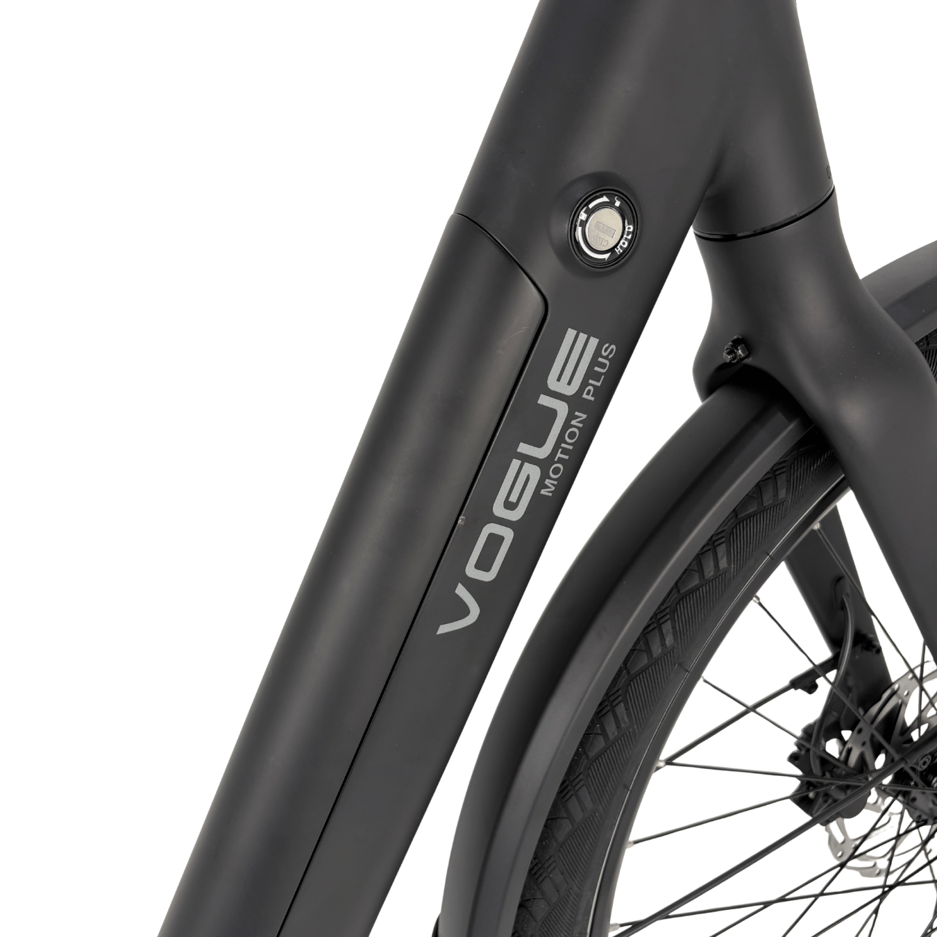Vogue Motion Plus - Lage Instap - Mat Zwart - Elektrische Fiets