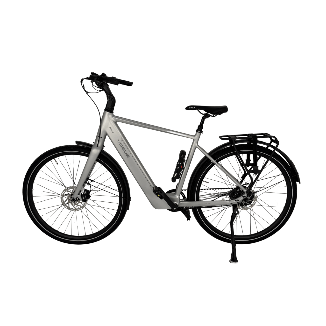 Vogue Motion Man - Hoge Instap - Titanium Grijs - Elektrische Fiets